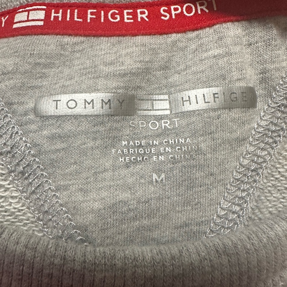 Tommy Hilfiger Light Gray Logo Sweatshirt - Picture 3 of 3